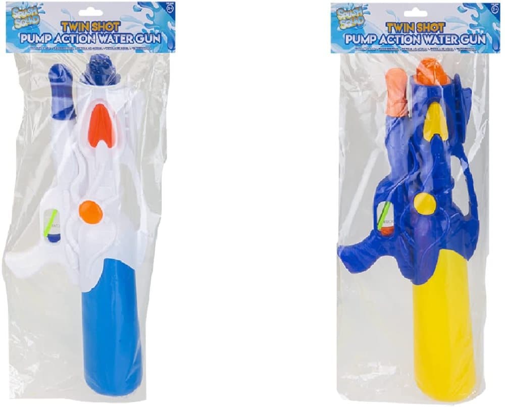Vattenpistol Super Pump Action Super Triple Space Blaster Double Shot Splash Kraftfull l�ngdistans olika f�rger (Twin Shot)