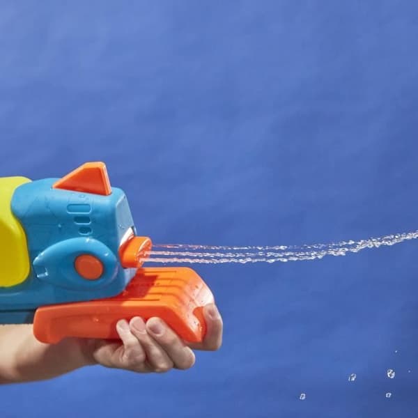 Nerf Super Soaker Wave Spray, Water Blaster, Rotary Munstycket skapar vågiga jetflygplan, utomhusvattenleksak