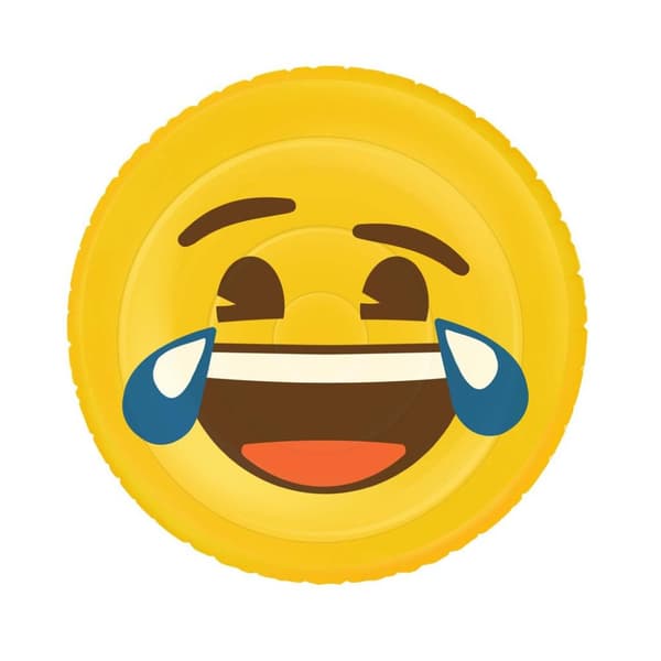 Uppblåsbar figur Emoji Face Lol 140cm