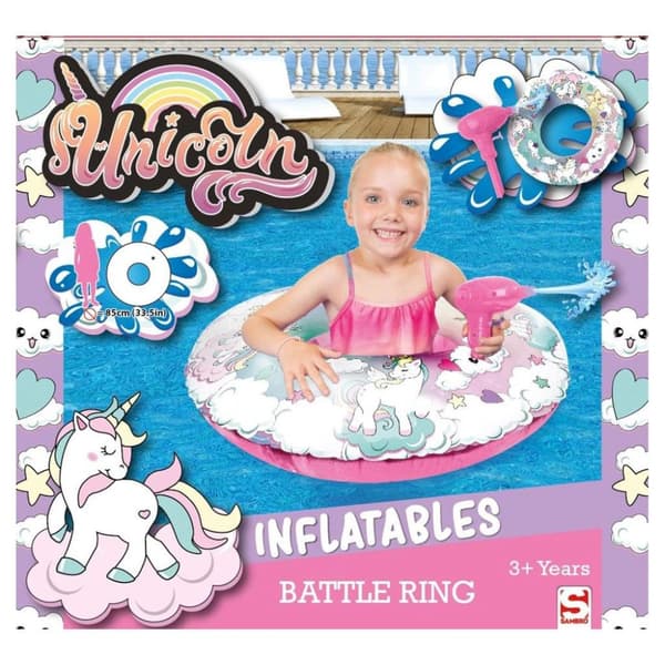Sambro Unicorn Battle Ring Pool med vattenpistol 85 cm