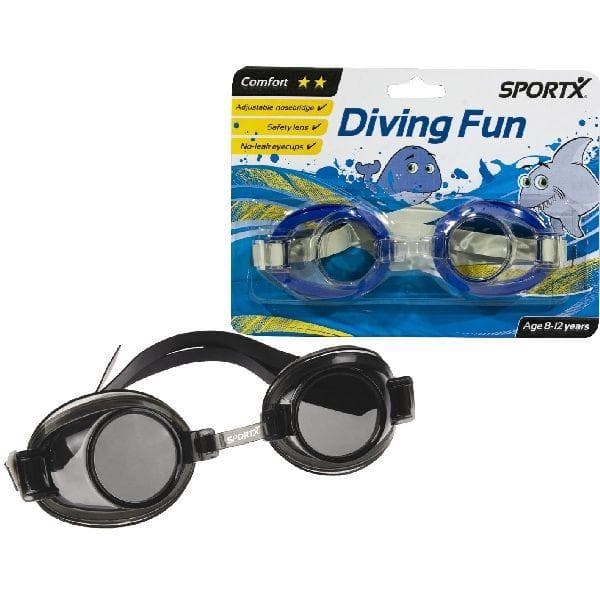 SportX Jr Chlorine Goggles Comfort Assorted
