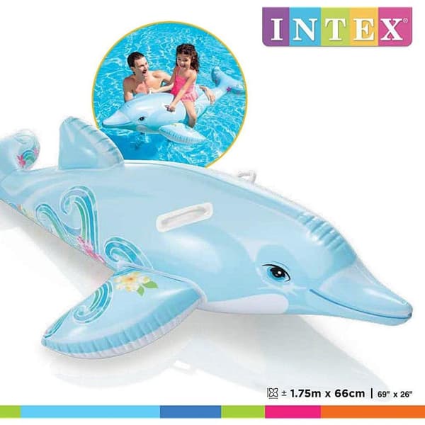 Intex 58535NP Ajettava delfiini 175x66 cm