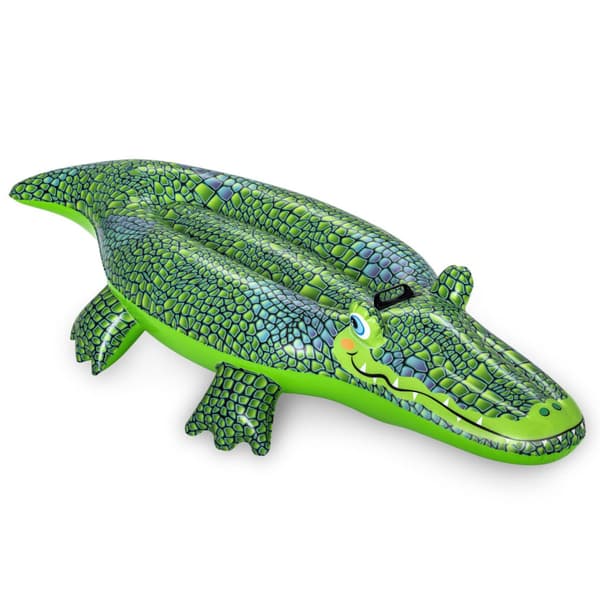Bestway Badleksak krokodil med handtag 148x67cm