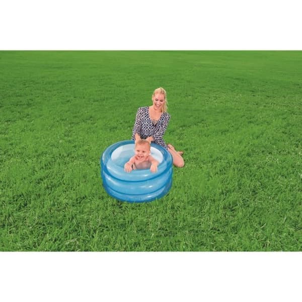 Uppblåsbar pool för barn - BESTWAY - Ø 70 x H 30 cm - 2 olika färger