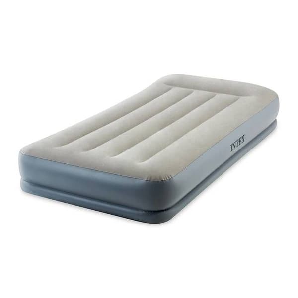 INTEX Pillow Rest Mid Rise uppblåsbar säng - elektrisk 2 personer 64116ND