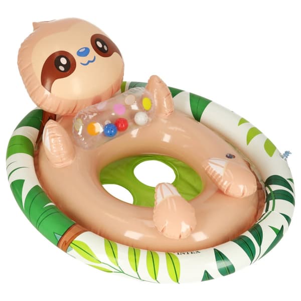 INTEX 59570 Babysvømmering, oppustelig ring til børn, dovendyrsæde, max 23 kg, 3-4 år gammel