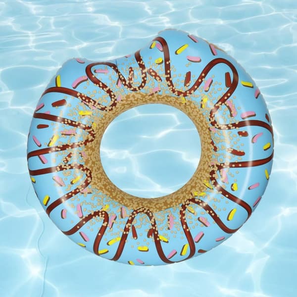 BESTWAY 36118 donut oppustelig svømmering, blå, 107 cm