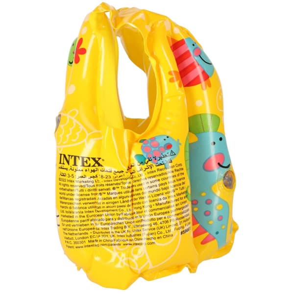 INTEX 59661 Kapok uppblåsbar väst för simning för barn 3-5 år 18-23 kg