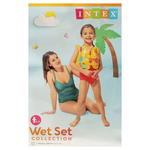 INTEX 59661 Kapok uppblåsbar väst för simning för barn 3-5 år 18-23 kg