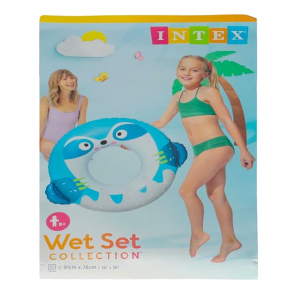 INTEX 59266 Simring uppblåsbar ring strand ponton sengångare max 40 kg