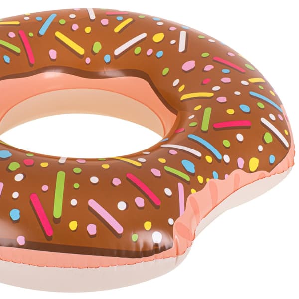 BESTWAY 36188 donut uppblåsbar simring, brun, 107 cm