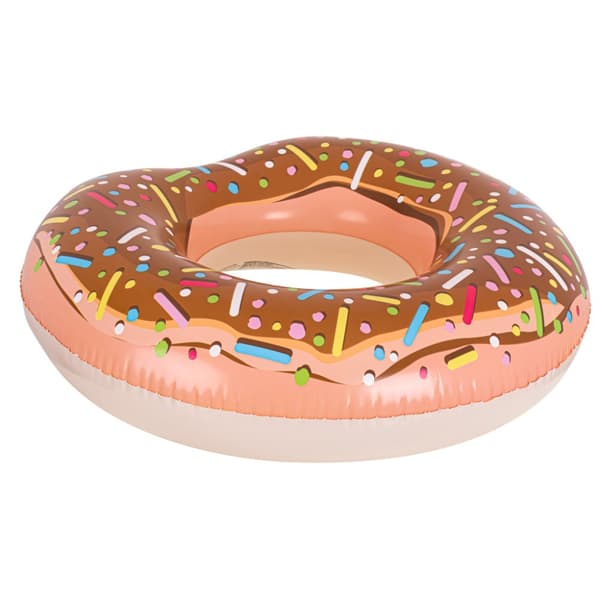 BESTWAY 36188 donut uppblåsbar simring, brun, 107 cm