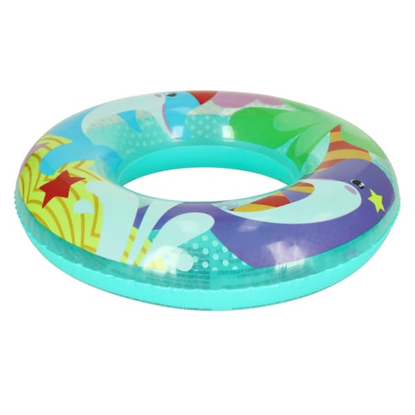 BESTWAY 36113 puhallettava uimarengas delfiini 51cm