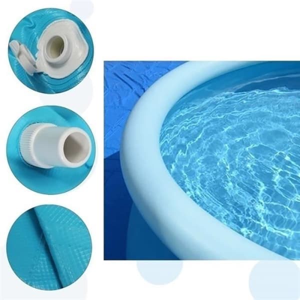 Uppblåsbar pool - YOLISTAR - Too Large - PVC-band - 240x63cm - Blå