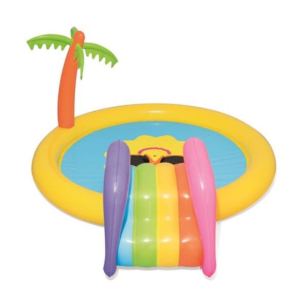Uppblåsbar pool för barn - BESTWAY - Sunnyland Splash Play - 237x201x104 cm - PVC - Utomhus