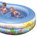 Miniatyrbild 2 av 2: Oval uppblåsbar pool - Intex - 262x160x46 cm - Kapacitet 572L - Barn från 3 år