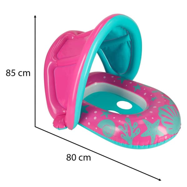 BESTWAY 34091 oppustelig babysvømmering, pink
