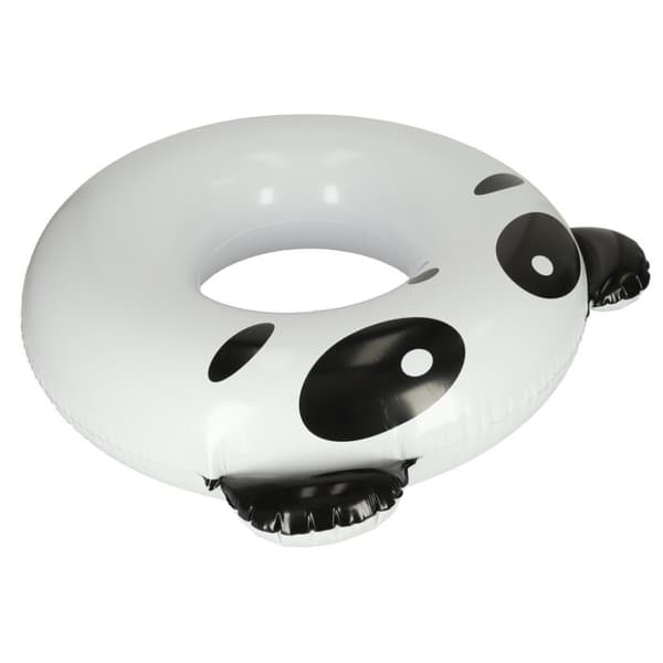 Simring, uppblåsbar panda ring, 80 cm, max 60 kg