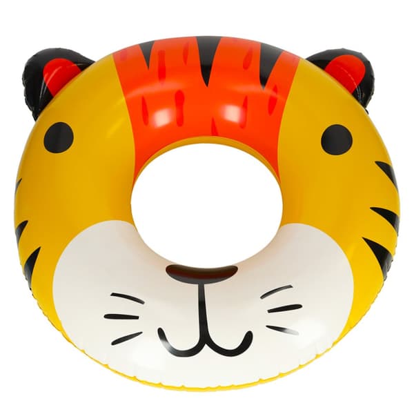 Simring, uppblåsbar tigerring, 80 cm, max 60 kg