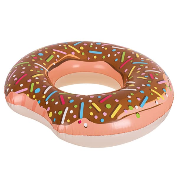 BESTWAY 36188 donut oppustelig svømmering, brun, 107 cm