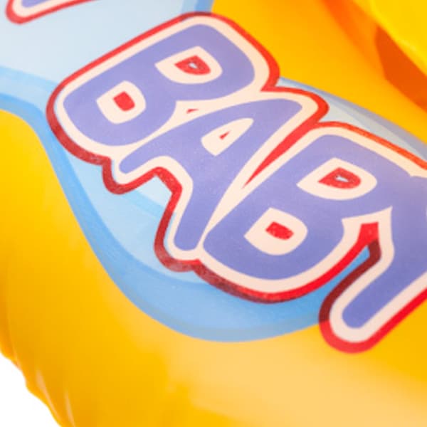 Babysimring, uppblåsbar uppblåsbar barnring med säte, uppblåsbar båt max 15 kg, 6-18 månader
