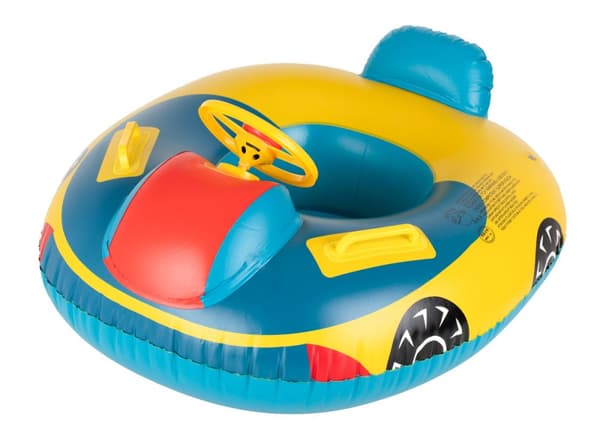 Babysvømmering, oppustelig ring til børn, med sæde og rat, 15 kg