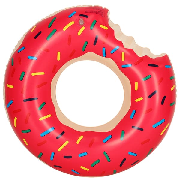 Donitsi puhallettava uimarengas, pinkki, 50cm, max 20kg, 3-6 vuotta vanha