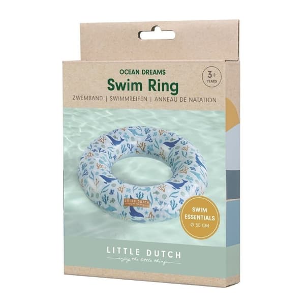 Little Dutch Ocean Dreams Swim Ring 50 cm Blå