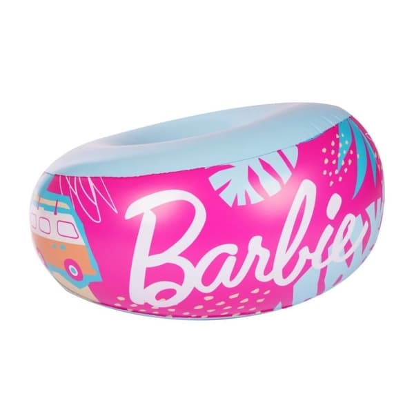 Barbie Uppblåsbar Stol 35x62 cm Rosa/Blå