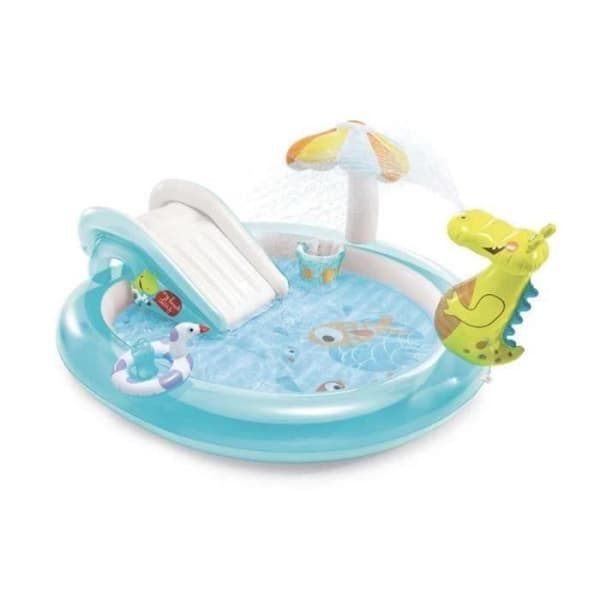 Vattenlekplats Alligator - INTEX - Vinyl - Flerfärgad - För Barn