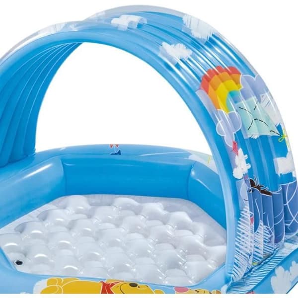 Uppblåsbar Winnie-plaskbassäng för barn - INTEX - Kapacitet 41 liter - Rolig och färgglad design