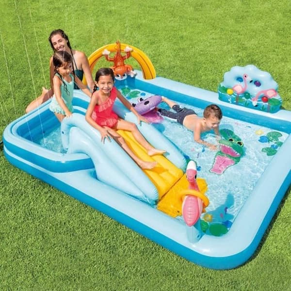 Lekplats - INTEX - Dungeläventyr Lekcenter - 493L/57L - Vinyl