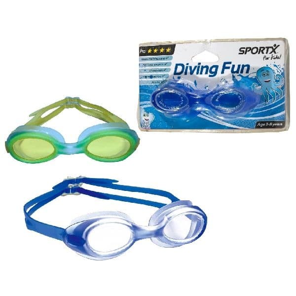 SportX Kids Chlorine Goggles Pro 3-8 år