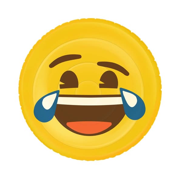 Oppustelig figur Emoji Face Lol 140cm