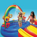 Miniatyrbild 3 av 3: Intex Rainbow Ring Play Center Uppblåsbar pool 297x193x135cm 57453NP 91526