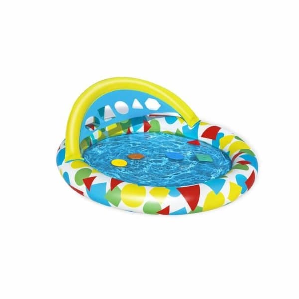 Uppblåsbar pool - Splash & Learn - 120x117x46cm - Skicklighetsspel - Markis