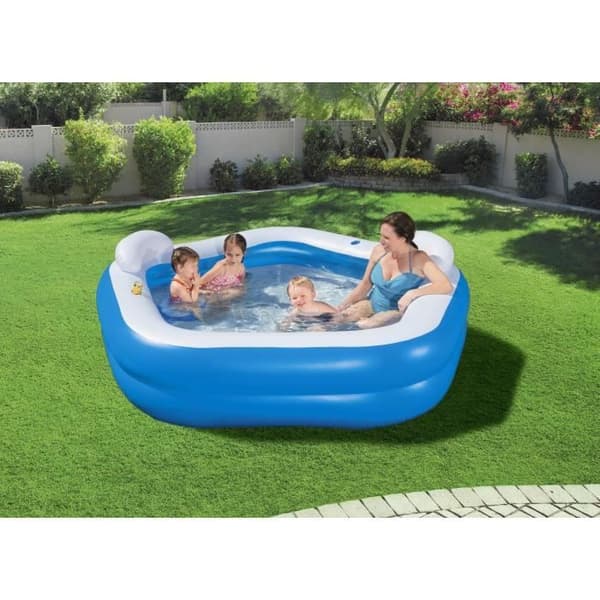 Uppblåsbar pool - Bestway - Family Fun - 2 ringar - 575L