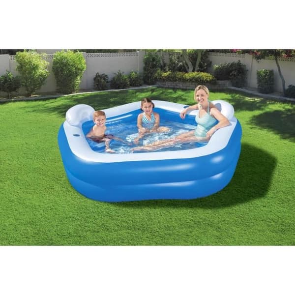 Uppblåsbar pool - Bestway - Family Fun - 2 ringar - 575L