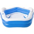 Miniatyrbild 1 av 6: Uppblåsbar pool - Bestway - Family Fun - 2 ringar - 575L