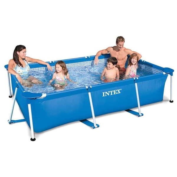 Intex Rektangulär Rampool Utomhuspool Trädgårdspool 91483