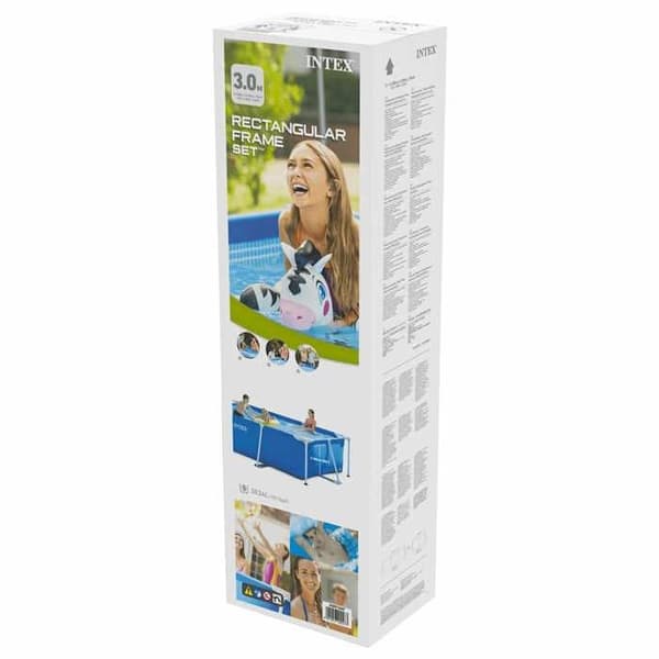 Intex Rektangulär Rampool Utomhuspool Trädgårdspool 91483