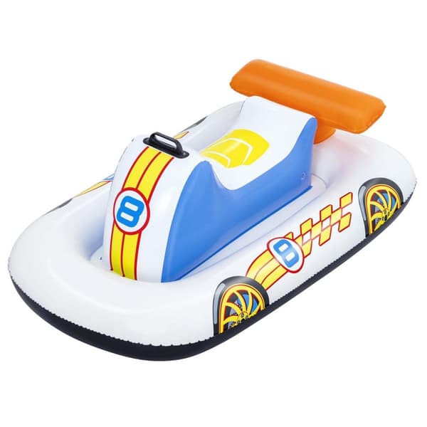Bestway 41480 racerbil med gummibåd til børn