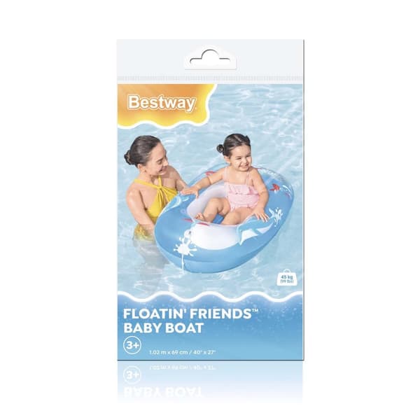 Rantaponttoni uimadelfiinille 102 x 69 cm Bestway 34037