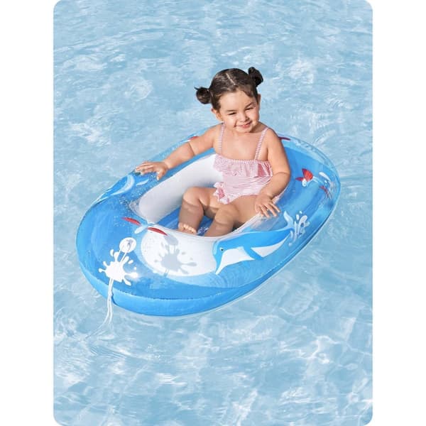 Rantaponttoni uimadelfiinille 102 x 69 cm Bestway 34037