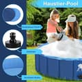 Miniatyrbild 4 av 6: Pool för Stora Hundar och Små Hundar - Fällbar och transportabel Plaskdamm - 160 x 30 cm - Husdjur, Barn