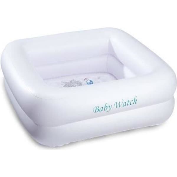 Babybadkar - BABYKLOCKA - Vit - Rektangulär - 85 x 85 x 33 cm - Inredning