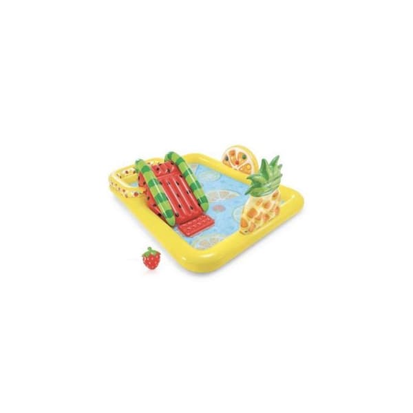 Frukt uppblåsbar vattenlekplats - Intex 244 x 191 x 91 cm