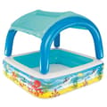 Miniatyrbild 1 av 4: Bestway Pool med canopy 140 x 140 x 114 cm Blå 52192