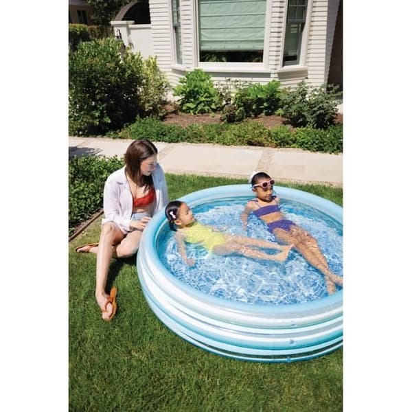 Uppblåsbar plaskdamm - Intex - Blue Bliss - Ø 147 cm - Höjd 33 cm - PVC