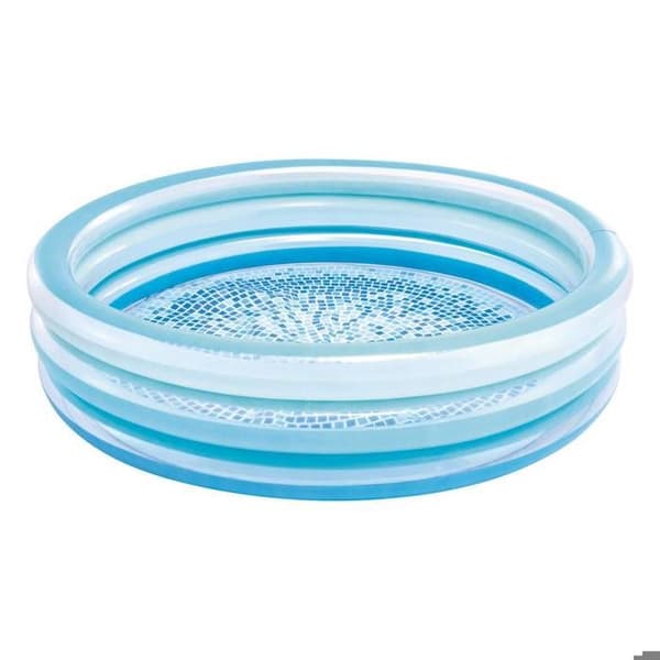 Uppblåsbar plaskdamm - Intex - Blue Bliss - Ø 147 cm - Höjd 33 cm - PVC